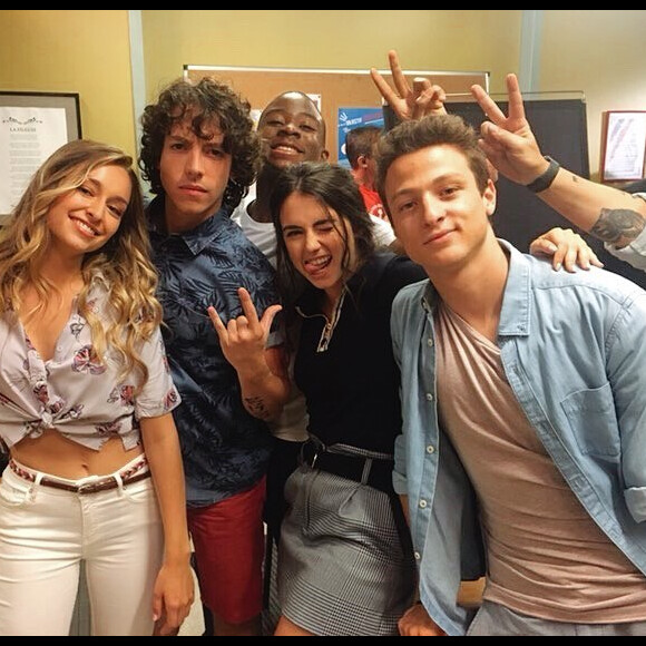 Emma Smet sur le tournage de Demain nous appartient