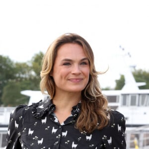 Mélanie Maudran au photocall de la série "Un si grand soleil" lors de la 23ème édition du Festival de la Fiction tv de la Rochelle 2021 le 18 septembre 2021. © Jean-Marc Lhomer / Bestimage 