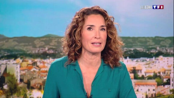 Illustration du 1er journal de 13h présenté par Marie-Sophie Lacarrau et diffusé sur TF1 en direct , Paris, le 4 janvier 2020