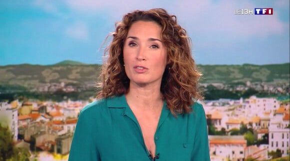 Illustration du 1er journal de 13h présenté par Marie-Sophie Lacarrau et diffusé sur TF1 en direct , Paris, le 4 janvier 2020