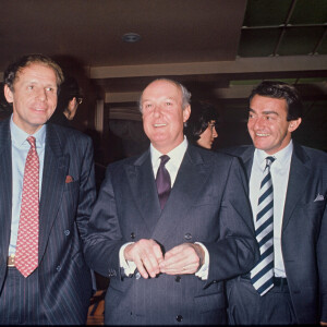 Patrick Poivre d'Arvor, Jean-Pierre Pernaut et Ladislas de Hoyos aux Ecrans d'Or en 1990.