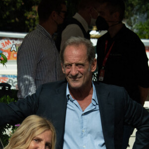 Sandrine Kiberlain, Vincent Lindon - People à Venise en marge du 78ème festival international du film de Venise, la Mostra le 11 septembre 2021.