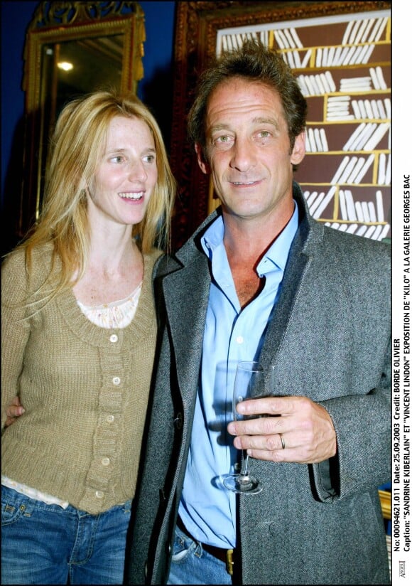 Sandrine Kiberlain et Vincent Lindon en 2003.