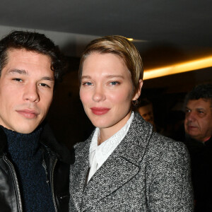 Léa Seydoux et Sandor Funtek assistent à l'avant-première du film "L'histoire de ma femme" à l'UGC Ciné Cité Les Halles. Paris le 10 mars 2022. © Veeren/Bestimage