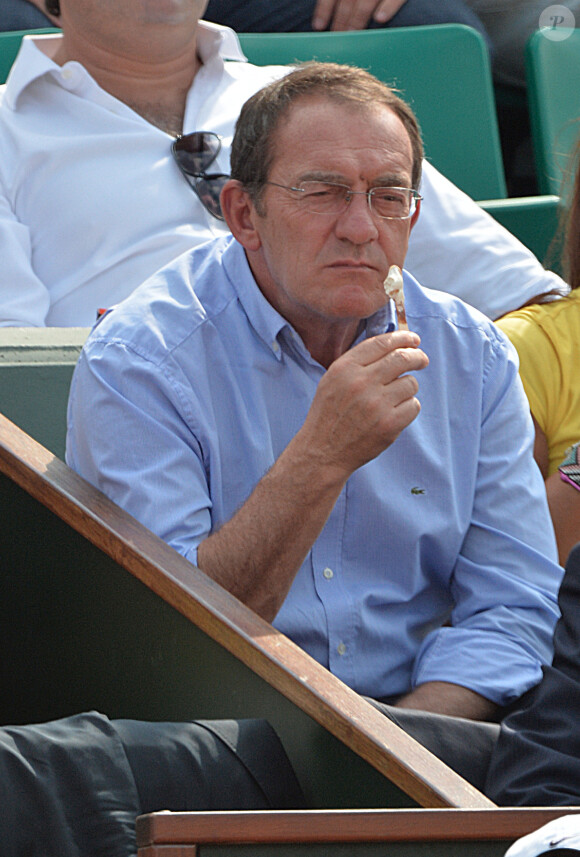 Jean-Pierre Pernaut - Jour 11 - People aux Internationaux de France de tennis a Roland Garros - Paris le 05/06/2013 