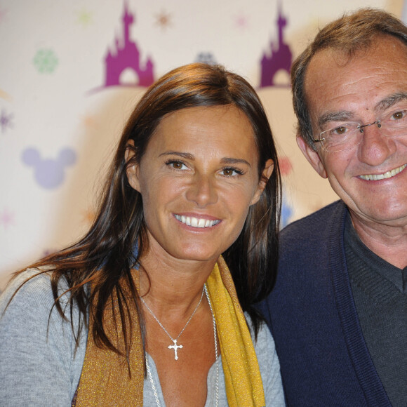 Jean-Pierre Pernaut et Nathalie Marquay - Lancement de la parade de Noel a Disneyland Paris. Le 10 novembre 2012