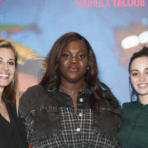 Exclusif - Sveva Alviti, Déborah Lukumuena, Souheila Yacoub - Avant-première du film "Entre les vagues" au cinéma MK2 Quai de Seine à Paris le 15 mars 2022. © Christophe Aubert via Bestimage