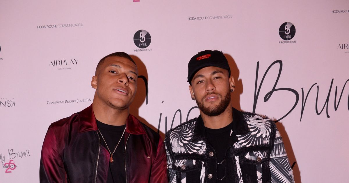 Neymar Jr, Kylian Mbappé - Cindy Bruna fête ses 25 ans au Lutetia Pop ...