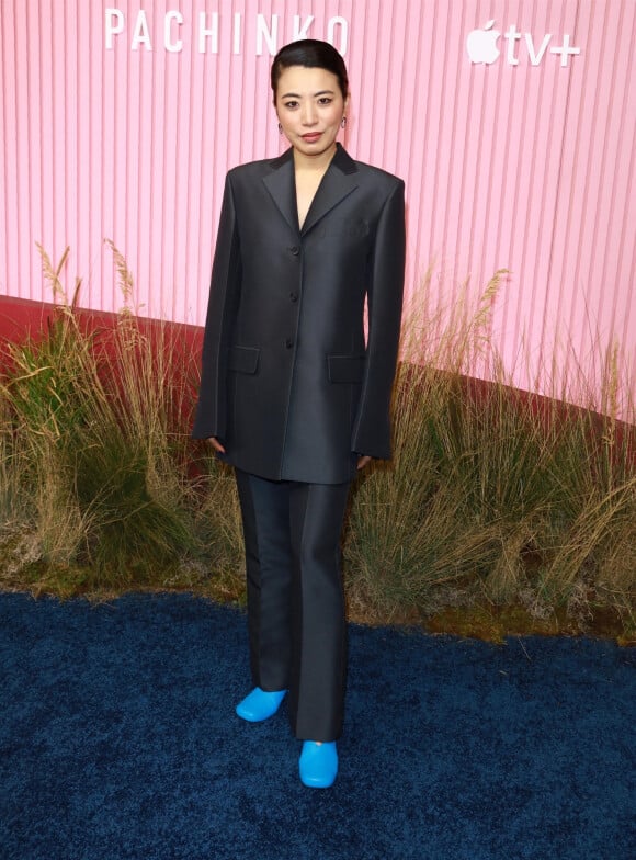 Inji Heong assiste à l'avant-première de la série "Pachinko" au Academy Museum of Motion Pictures à Los Angeles. Le 16 mars 2022.
