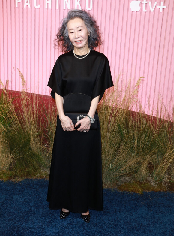 Youn Yuh-jung assiste à l'avant-première de la série "Pachinko" au Academy Museum of Motion Pictures à Los Angeles. Le 16 mars 2022.