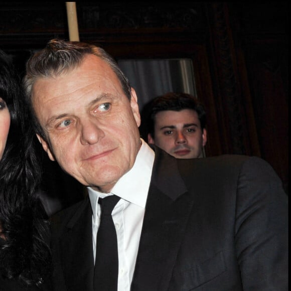 Mareva Galanter et Jean-Charles de Castelbajac en soirée à Paris en 2011. 