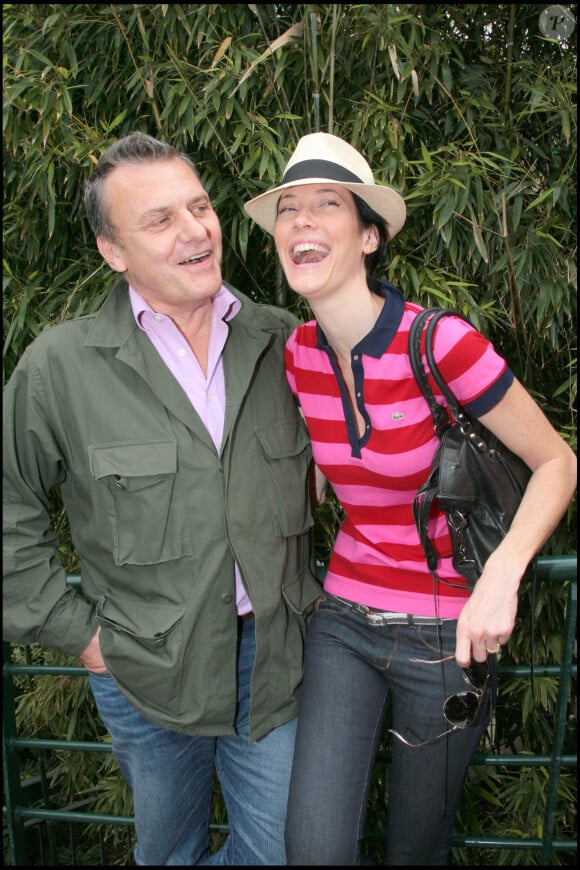 Jean-Charles de Castelbajac et Mareva Galanter à Roland-Garros en 2007. 
