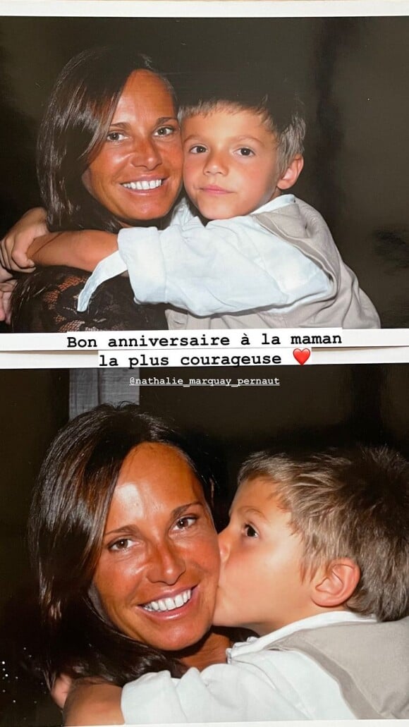 Tom Pernaut, fils de Jean-Pierre Pernaut et Nathalie Marquay, soutien sans faille de sa mère après la mort de son père.