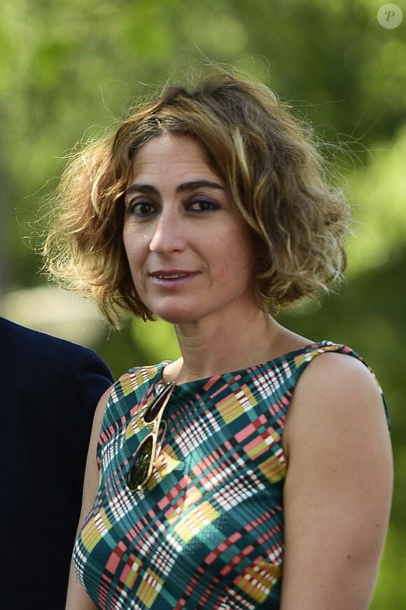 Isabelle Saporta lors de la cérémonie du 75ème anniversaire de la libération de Paris, France, le 25 août 2019