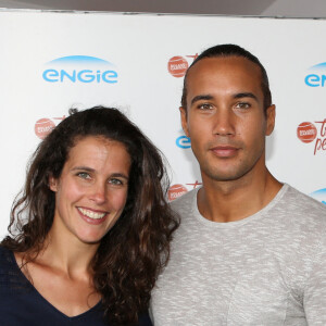 Exclusif - Clemence Castel et Laurent Maistret - 26ème édition du Trophée des personnalités en marge des Internationaux de Tennis de Roland Garros à Paris. Le 8 juin 2018.  © Denis Guignebourg / Bestimage