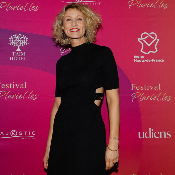 Alexandra Lamy lors de la cérémonie de clôture de la 5ème édition du festival Pluriel.les (Plurielles) au cinéma Majestic de Compiègne, France, le 19 mars 2022 . © Christophe Clovis/Bestimage 