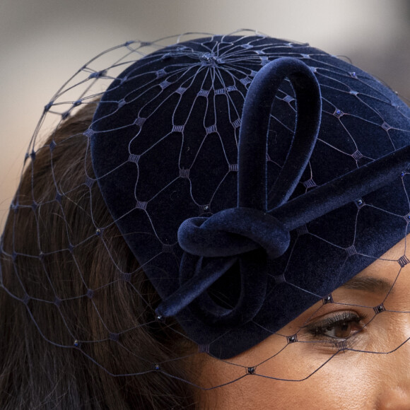 Meghan Markle, duchesse de Sussex, assiste au 'Remembrance Day', une cérémonie d'hommage à tous ceux qui sont battus pour la Grande-Bretagne, à Westminster Abbey, le 7 novembre 2019. 