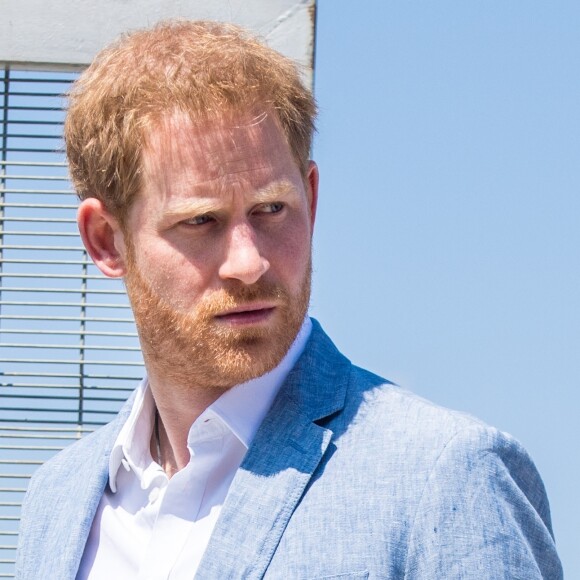 Le prince Harry, duc de Sussex, visite l'association "Yes" (Youth Employment Service) qui oeuvre pour résoudre le problème du chômage des jeunes en Afrique du Sud. Johannesburg, le 2 octobre 2019. 