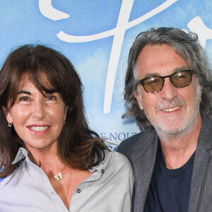 François Cluzet et sa femme Narjiss Slaoui-Falcoz à l'avant-première du film "Poly" au cinéma UGC Normandie à Paris, France, le 4 octobre 2020. © Coadic Guirec/Bestimage 