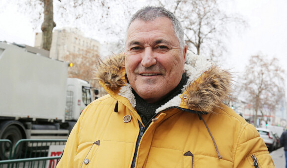 Exclusif - Jean-Marie Bigard quitte les studio RTL à Paris le 21 janvier 2021. 