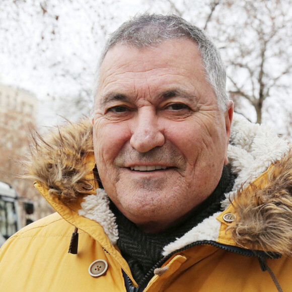 Exclusif - Jean-Marie Bigard quitte les studio RTL à Paris le 21 janvier 2021. 