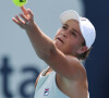 Ashleigh Barty Vs Kristina Kucova - Les champions s'affrontent lors de l'Open de tennis de Miami (22 mars - 4 avril 2021). Le 25 mars 2021.