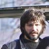 Bertrand Cantat avec ses enfants et ses proches à l'enterrement de sa femme Kristina Rady aujourd'hui le 18 janvier dans les Landes