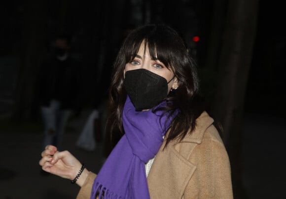 Exclusif - Nolwenn Leroy - Arrivée à l'enregistrement de l'émission "Vivement dimanche" au studio Gabriel, diffusée le 27 février 2022. Paris. Le 26 janvier 2022. 