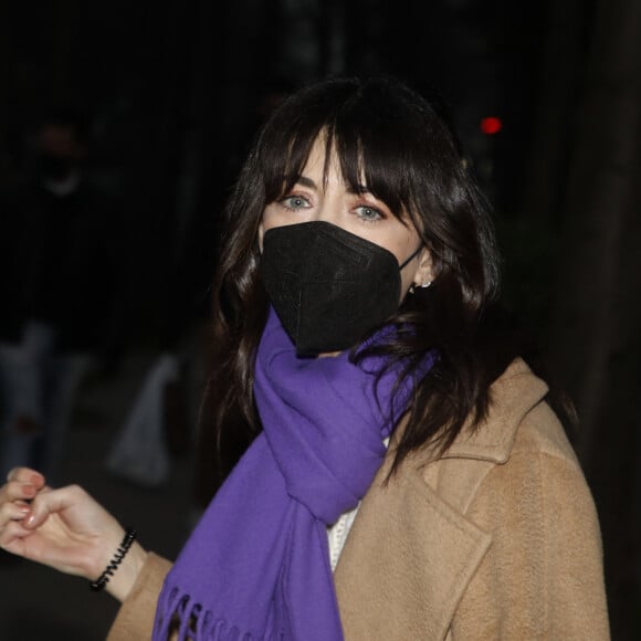 Exclusif - Nolwenn Leroy - Arrivée à l'enregistrement de l'émission "Vivement dimanche" au studio Gabriel, diffusée le 27 février 2022. Paris. Le 26 janvier 2022. 