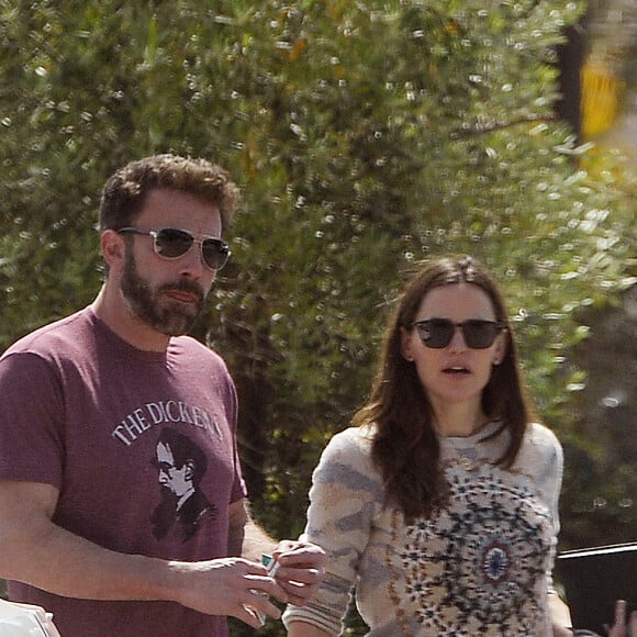 Exclusif - Ben Affleck et son ex-épouse Jennifer Garner à Los Angeles, le 21 mars 2022.