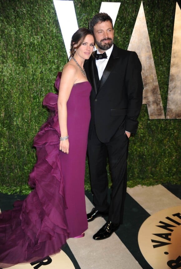 Jennifer Garner et Ben Affleck à la soirée Vanity Fair Oscar Party à Hollywood le 25 février 2013.