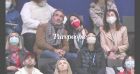 Jean Dujardin et Nathalie Péchalat amoureux complices devant Gabriella Papadakis et Guillaume Cizeron