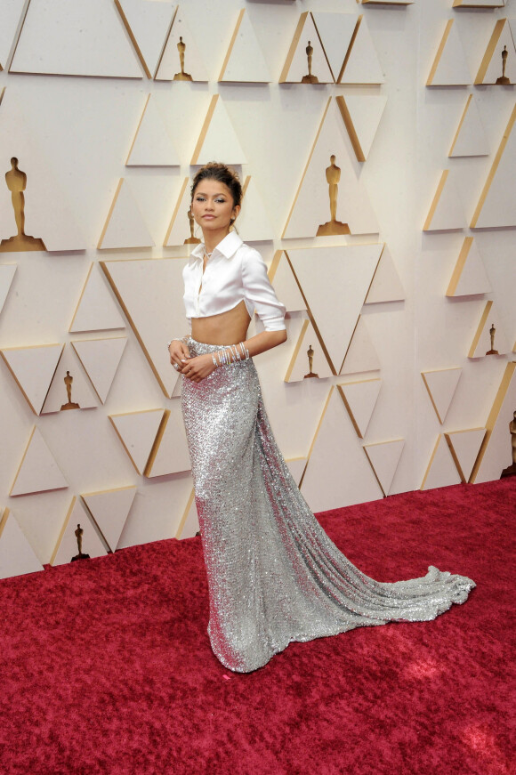 Zendaya au photocall de la 94ème édition de la cérémonie des Oscars à Los Angeles, le 27 mars 2022. 