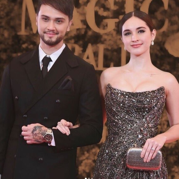 Billy Crawford et sa fiancée Coleen Garcia au Star Magic Bal, le 1er octobre 2017