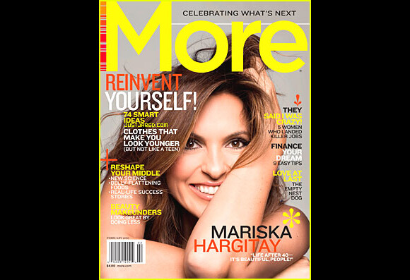 Mariska Hargitay en couverture de More