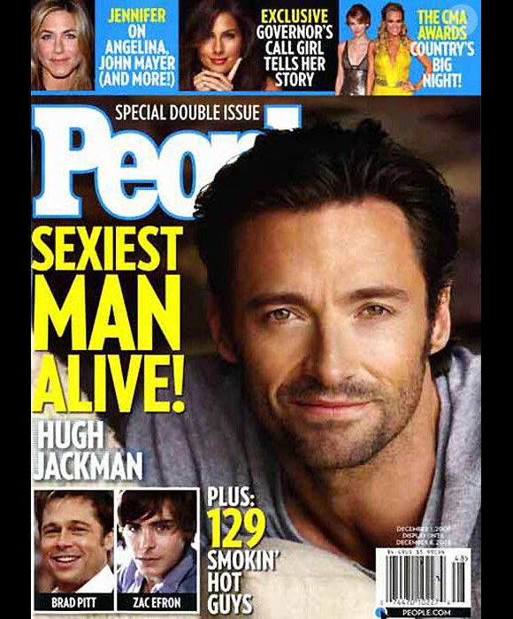 Hugh Jackman l'homme le plus sexy de l'année 2008 selon People Magazine