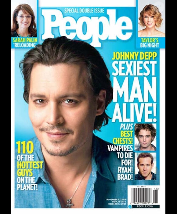 Johnny Depp l'homme le plus sexy de l'année 2009 selon People Magazine