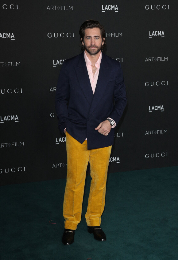 Jake Gyllenhaal - People au 10ème "Annual Art+Film Gala" organisé par Gucci à la "LACMA Art Gallery" à Los Angeles, le 6 novembre 2021. 