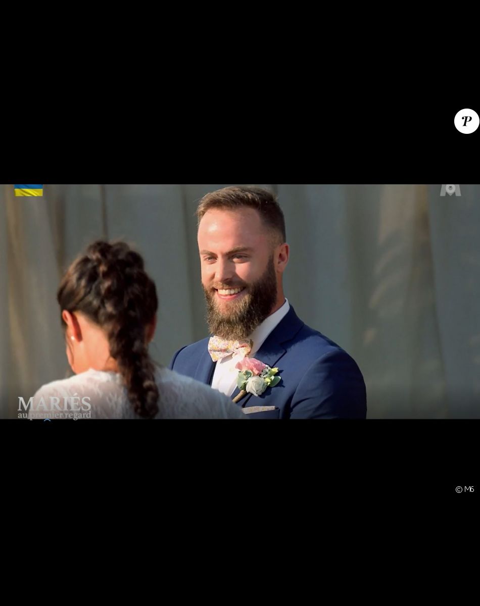 Mariage d'Axel et Caroline dans "Mariés au premier regard 2022", le 28 mars, sur M6