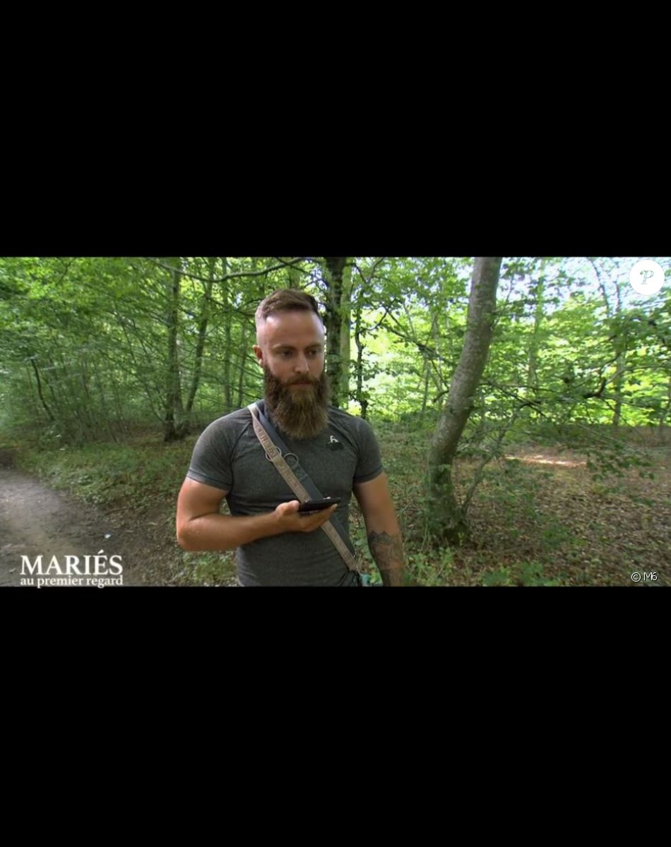 Axel lors de l'épisode de "Mariés au premier regard 2022" du 28 mars, sur M6