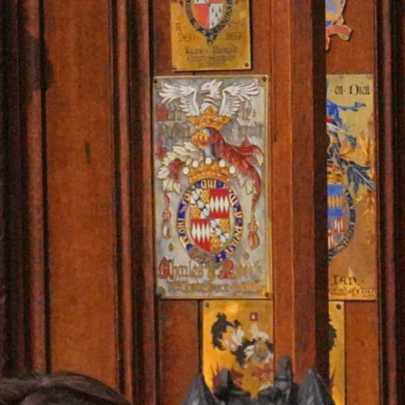 La princesse Beatrice d'York et Edoardo Mapelli Mozzi - Funérailles du prince Philip, duc d'Edimbourg à la chapelle Saint-Georges du château de Windsor, Royaume Uni, le 17 avril 2021.