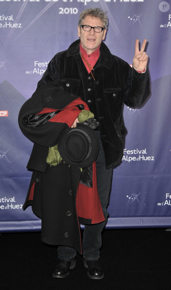 Tchéky Karyo lors de la cérémonie d'ouverture du Festival de l'Alpe D'Huez le 19 janvier 2010