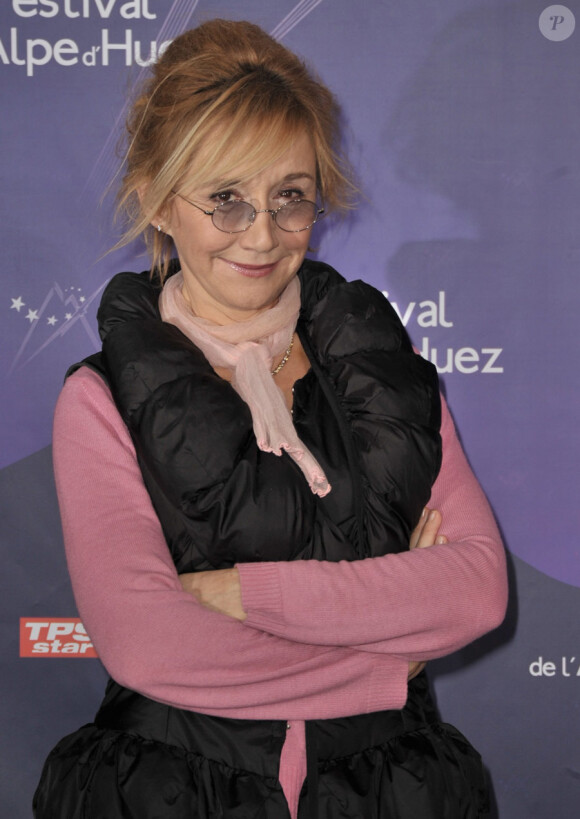 Marie-Anne Chazel lors de la cérémonie d'ouverture du Festival de l'Alpe D'Huez le 19 janvier 2010