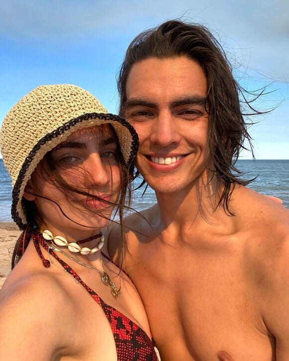 Aël (la fille de Florent Pagny) et son ex-petit ami Ariel sur Instagram.