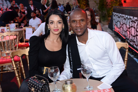 Exclusif - Eric Abidal et sa femme Hayet - Fête de clôture du festival "Marrakech du Rire" au Palais Bahia de Marrakech au Maroc. © Rachid Bellak/Bestimage