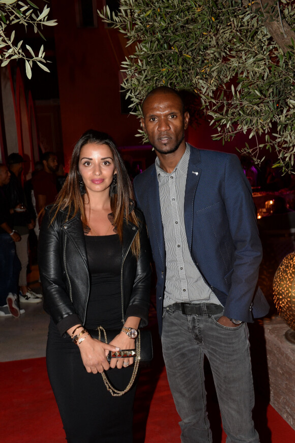 Exclusif - Eric Abidal et sa femme Hayet au cocktail "Aftershow" dans le cadre du festival Marrakech du Rire 2016. Marrakech, le 4 juin 2016. © Bellak Rachid/Bestimage