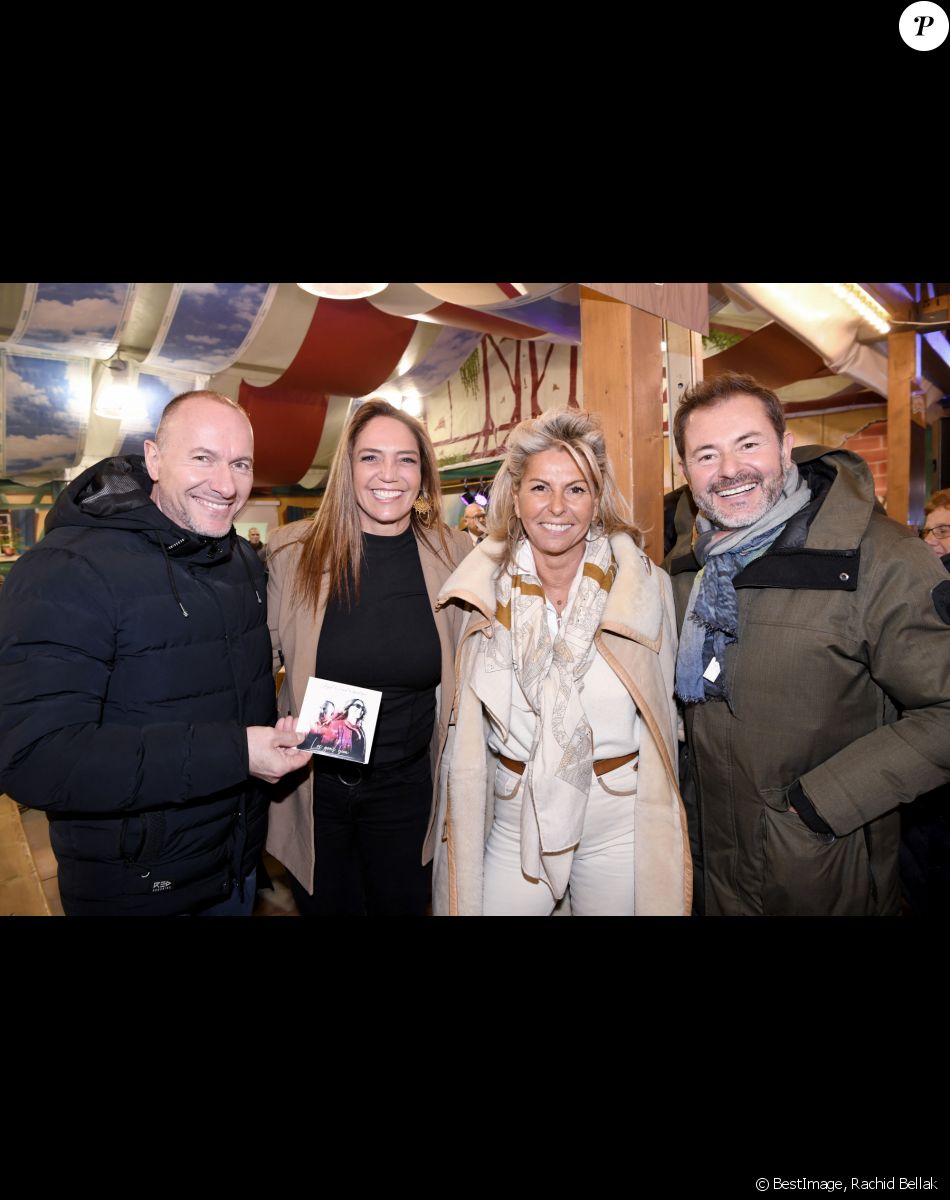 Exclusif - Pascal Soetens, Singrid Campion, Caroline Margeridon et Jérôme Anthony - Lancement de l'édition 2022 de La Foire du Trône. Paris, le 1er avril 2022. © Rachid Bellak/Bestimage