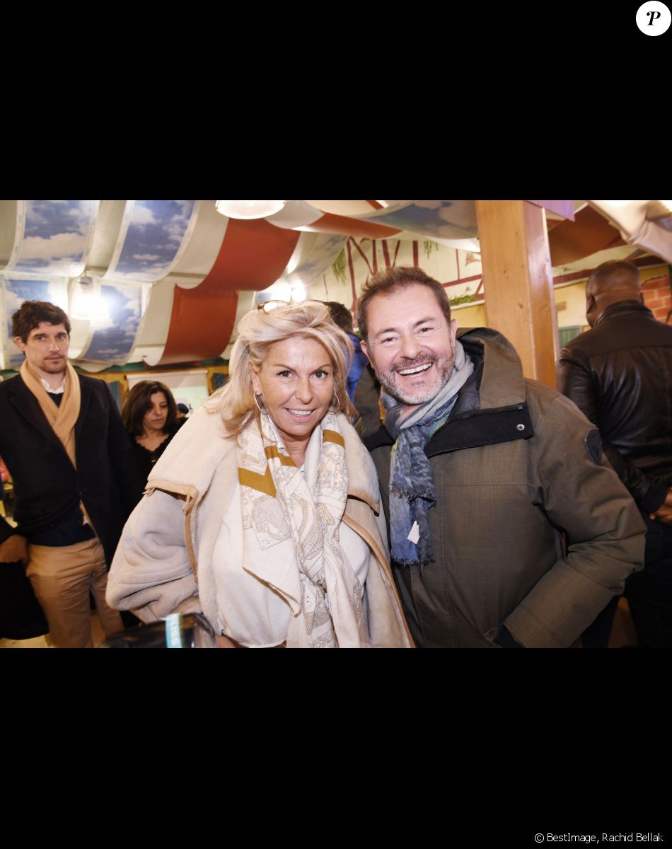 Exclusif - Caroline Margeridon et Jérôme Anthony - Lancement de l'édition 2022 de La Foire du Trône. Paris, le 1er avril 2022. © Rachid Bellak/Bestimage