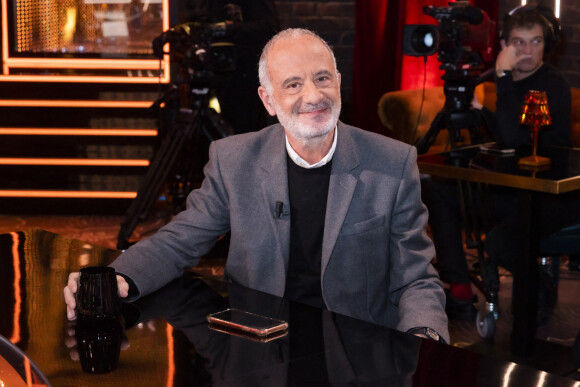 Exclusif - Gérard Miller - Enregistrement de l'émission "On Est En Direct (OEED)", présentée par L.Ruquier et L.Salamé, et diffusée en direct le 2 avril 2022 sur France 2