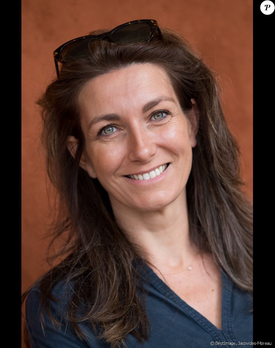 Anne-Claire Coudray dans le village lors des internationaux de tennis de Roland Garros à Paris, France, le 3 juin 2019. © Jacovides-Moreau/Bestimage